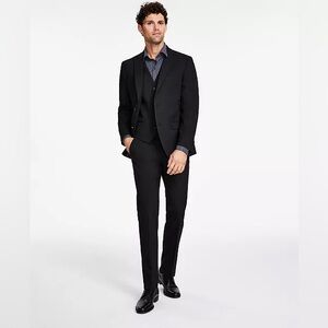 Alfani 2PC Elegant Black Men's Suit Classic Fit